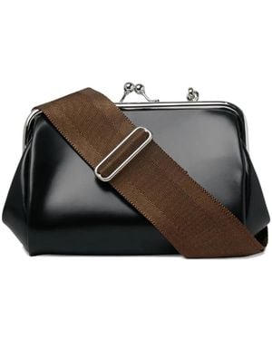 Comme des Garçons Detachable-Strap Clasp Bag - Black