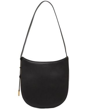 Sessun Bandolera De Piel - Negro