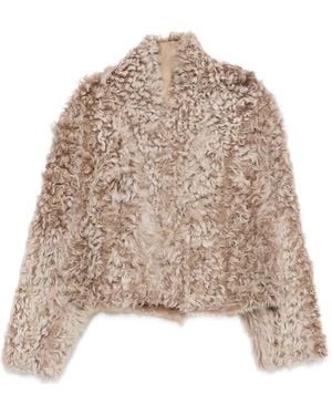 Arma Mooney Shearling Jacket - Natural