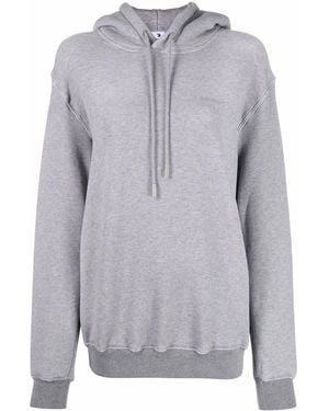 Off-White c/o Virgil Abloh Diag-Print Hoodie - Grey