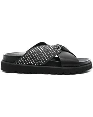 Cult Lizzo Flat Sandals - Black