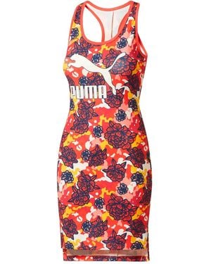 PUMA Flourish Mini Dress - Red