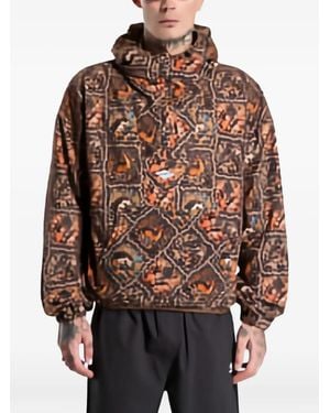 Umbro Cub Graphic-Print Fleece Hoodie - Brown