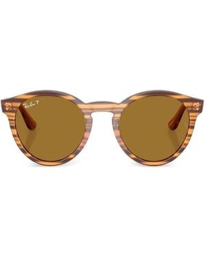 Ray-Ban Reverse Round-Frame Sunglasses - Metallic