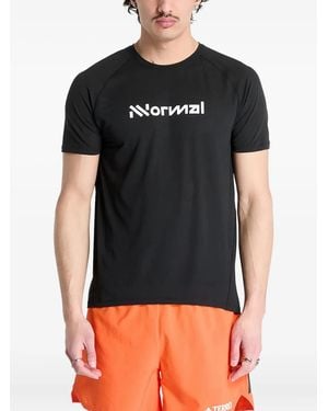 NNormal Race T-Shirt Mit Logo - Schwarz