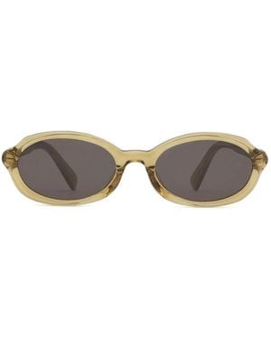 Fora Creator Round-Frame Sunglasses - Green