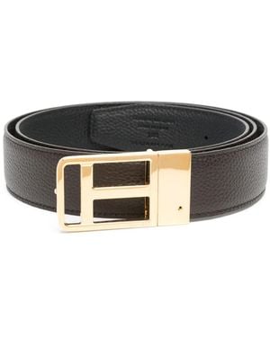 Tom Ford Cintura Con Fibbia - Nero