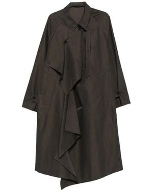 Post Archive Faction PAF Asymmetrischer Mantel - Schwarz