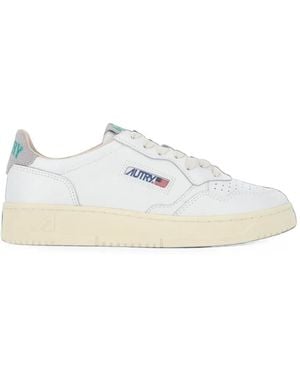 Autry Medalist Leather Sneakers - White