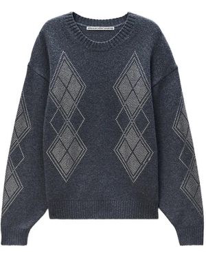 Alexander Wang Studded Sweater - Blue