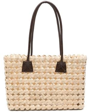Niu Borsa Tote Intrecciato - Neutro