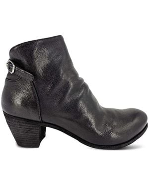 Officine Creative Bottines Chabrol/002 En Cuir À Boucle - Black