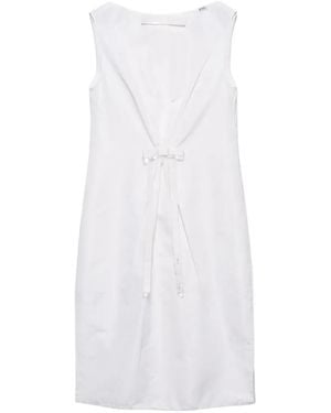 Prada Faille Dress - White