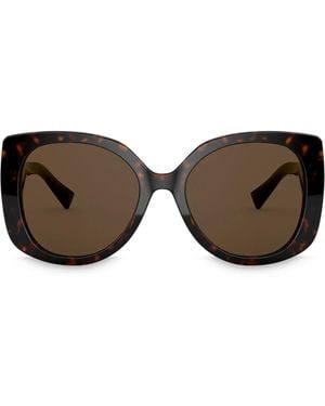 Versace Occhiali Da Sole Medusa Squadrati - Marrone