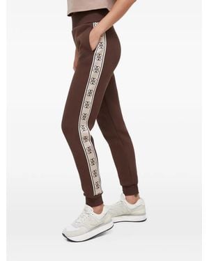 Guess Side Logo Tape Joggers - Brown