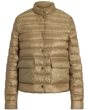 Ralph Lauren Button-Up Quilted Jacket - Natural