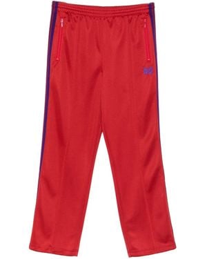 Needles Zip Detail Trousers - Red