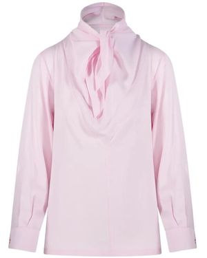 Max Mara "Mxmbadia" Classic Silk Shirt - Pink
