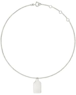 Courreges Collar Con Charm - Blanco