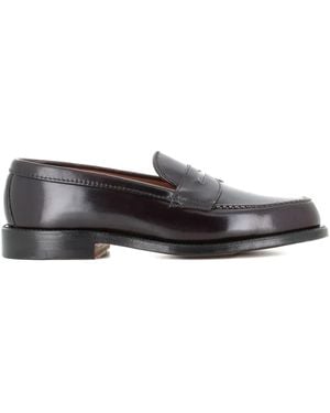 Alden Penny-Slot Loafers - Grey