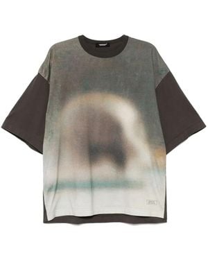 Undercover T-Shirt Mit Print - Grau