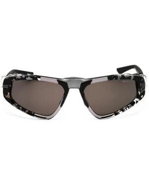 Nike Electric Drip Geometric-Frame Sunglasses - Gray