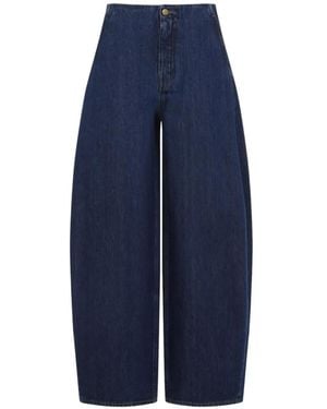Jil Sander Curved-Leg Jeans - Blue