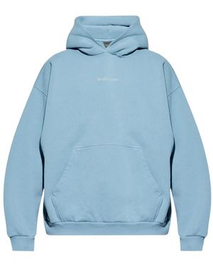 Balenciaga コットンブレンド パーカー - ブルー