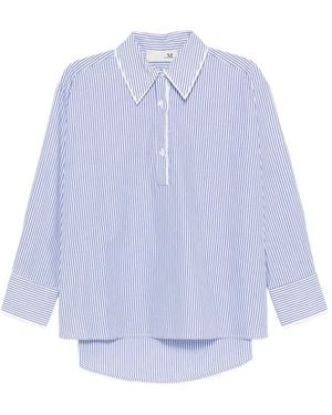 THE M.. Olivia Striped Shirt - Blue