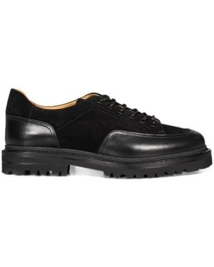 Henderson Derby-Schuhe Mit Profilsohle - Schwarz