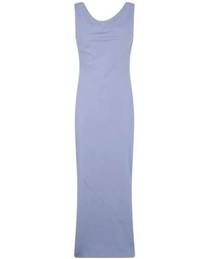 DR. HOPE Sleeveless Maxi Dress - Blue