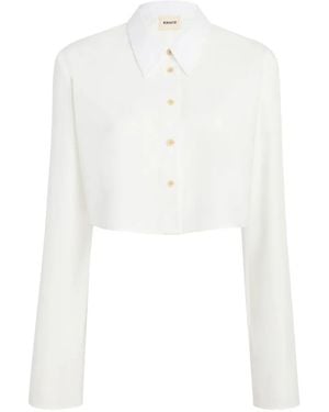 KHAITE Fritz Top - White