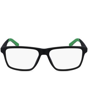Lacoste ジオメトリック眼鏡フレーム - ブラウン