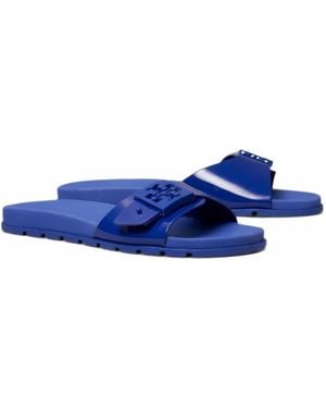 Tory Burch Mellow Slides - Blue