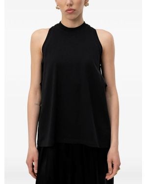 DARKPARK Racer-Back Sleeveless Top - Black