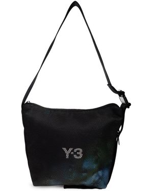Y-3 メッシュ ショルダーバッグ - ブラック