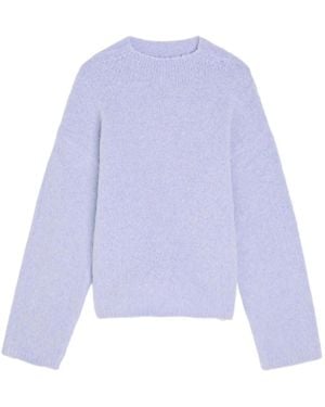 forte_forte Suri Round-Neck Jumper - Purple