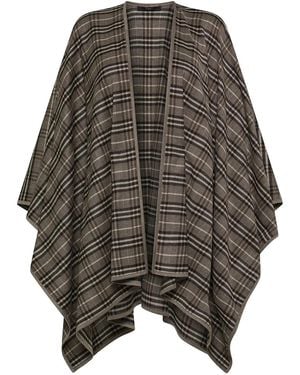 Seventy Mantella A Quadri - Grigio
