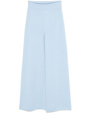 Vanisé Pantaloni A Gamba Ampia - Blu