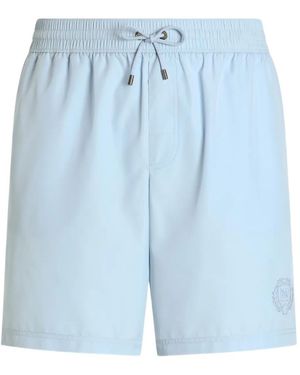 Dolce & Gabbana Drawstring Swim Shorts - Blue