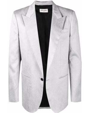 Saint Laurent Blazer Monopetto - Bianco