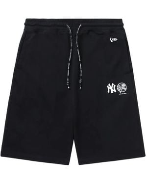 KTZ Logo-Patch Shorts - Black