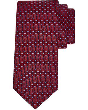 Ferragamo Gancini Jacquard Tie - Red