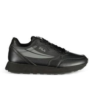 Fila Logo-Print Sneakers - Black