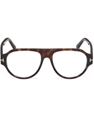Tom Ford Pilotenbrille - Schwarz