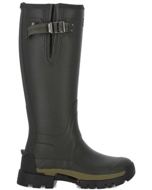 HUNTER Bottines À Boucle - Noir
