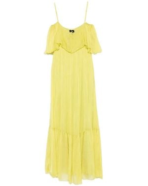Dixie Ruffled maxi dress - Gelb