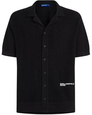 KARL LAGERFELD Buttoned Shirt - Black