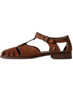 Hereu Pesca Fisherman-Sandalen Aus Wildleder - Braun