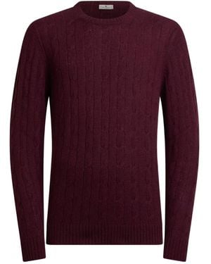 Etro Cable-Knit Cashmere Jumper - Red
